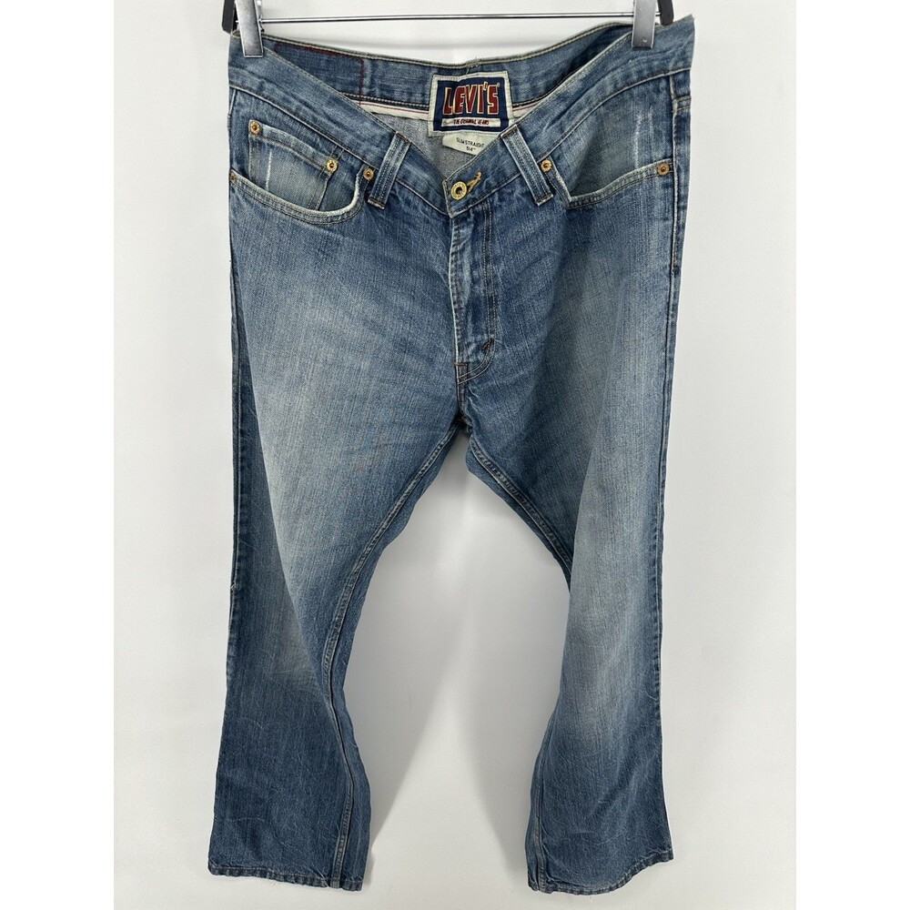 Levis the Originals  514 Size 34 Slim Straight Mens Jeans Y2K #C1
